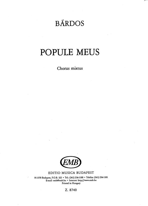 Popule Meus